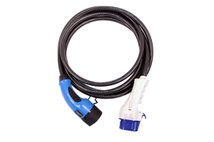 Afbeelding van Type 3 - Type 2 enkelfasige laadkabel, tot 32A