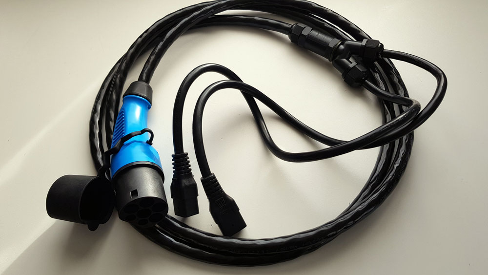 Zero motorcycle - EVtricity public charging cable - evChargeking