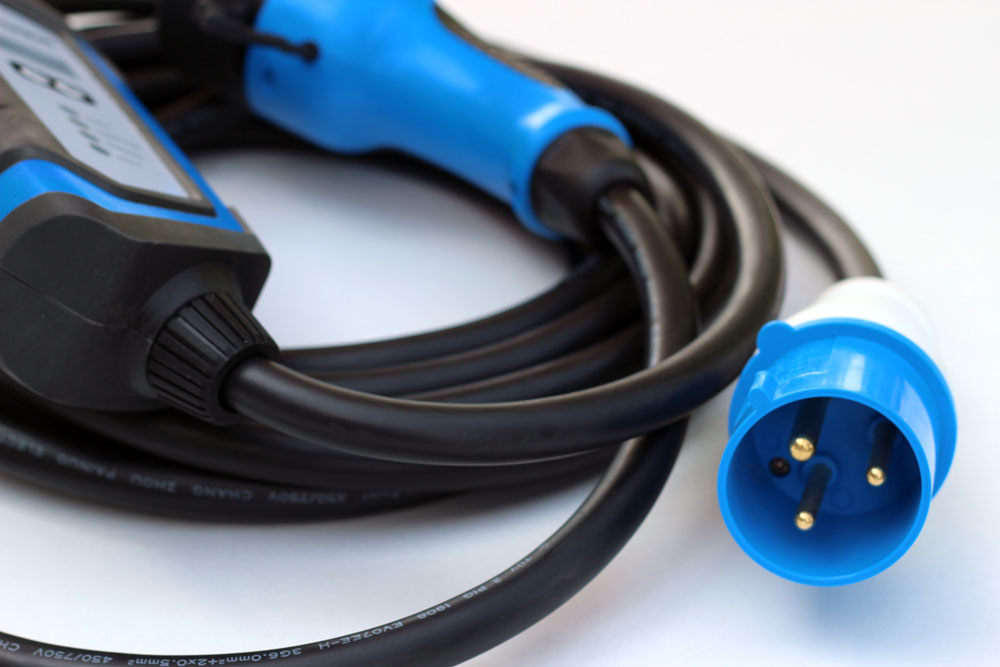 5 mètres 7KW 32A / 1Phase 32A Evcars Câble de Charge de Chargeur de véhicule électrique Portable EV Type 2 à Type 2 Mode 3 