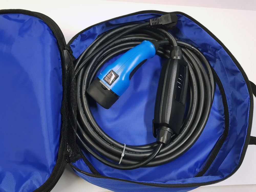 Sac de Rangement pour Câble de Voiture Électrique ou Hybride, Cable Type 2,  Cable de Recharge Batterie EV, Outils, Prise, Rallonge, Borne, avec Sangles  de Transport pour Coffre, Camping Car, Garage 