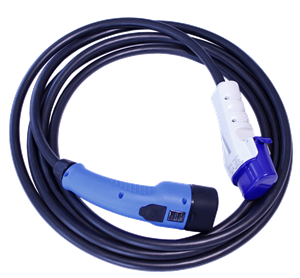 Picture of Type 3 Tesla charging cable - 3-phase - 16A