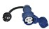 Picture of Blue CEE 16A to Schuko adapter