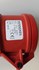 Picture of Red CEE male 32A to female 16A adapter