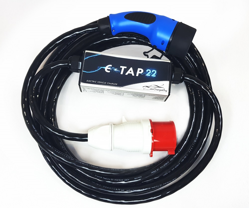 Chargeur mobile triphasé 22kW e-TAP