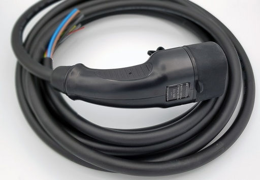 Câble de charge extrémité ouverte, triphasé 32A - 22kW