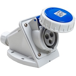 16A blauwe CEE contactdoos