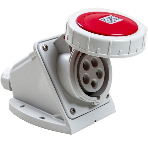 3x32A red CEE commando socket